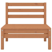 vidaXL 8 pcs conjunto lounge de jardim pinho maciço