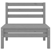 vidaXL 8 pcs conjunto lounge de jardim pinho maciço