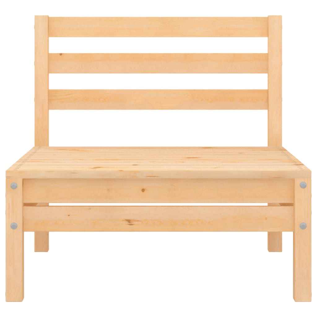 vidaXL 3 pcs conjunto lounge de jardim pinho maciço