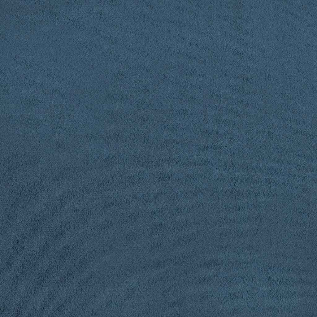 vidaXL Cadeiras de jantar 6 pcs veludo azul