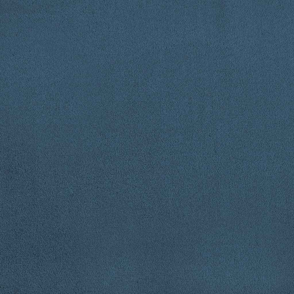 vidaXL Cadeiras de jantar 6 pcs veludo azul