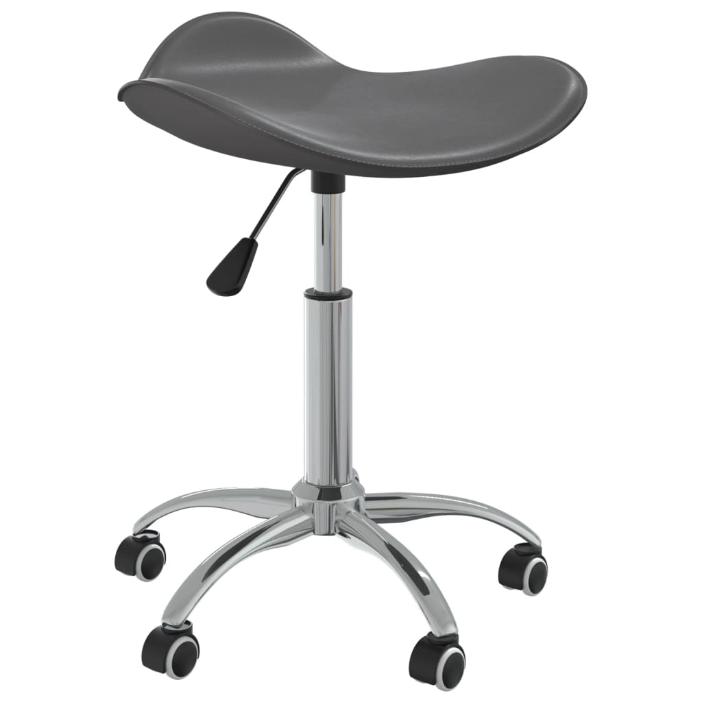 vidaXL Cadeira de jantar giratória couro artificial branco