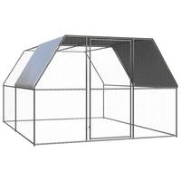 vidaXL Galinheiro de exterior 2x2x2 m aço galvanizado