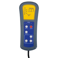 vidaXL Poltrona elevatória de massagens tecido cinzento-claro