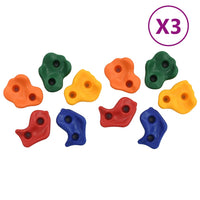 vidaXL Pedras de escalada 20 pcs multicor PE