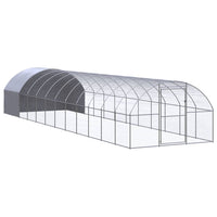 vidaXL Galinheiro de exterior 3x2x2 m aço galvanizado