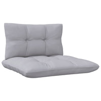 vidaXL 8 pcs conjunto lounge de jardim + almofadões cinza pinho