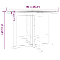 vidaXL 5 pcs conjunto jantar dobrável p/ exterior madeira teca maciça