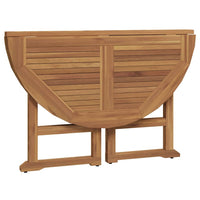 vidaXL 5 pcs conjunto jantar dobrável p/ exterior madeira teca maciça