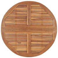vidaXL 5 pcs conjunto jantar dobrável p/ exterior madeira teca maciça