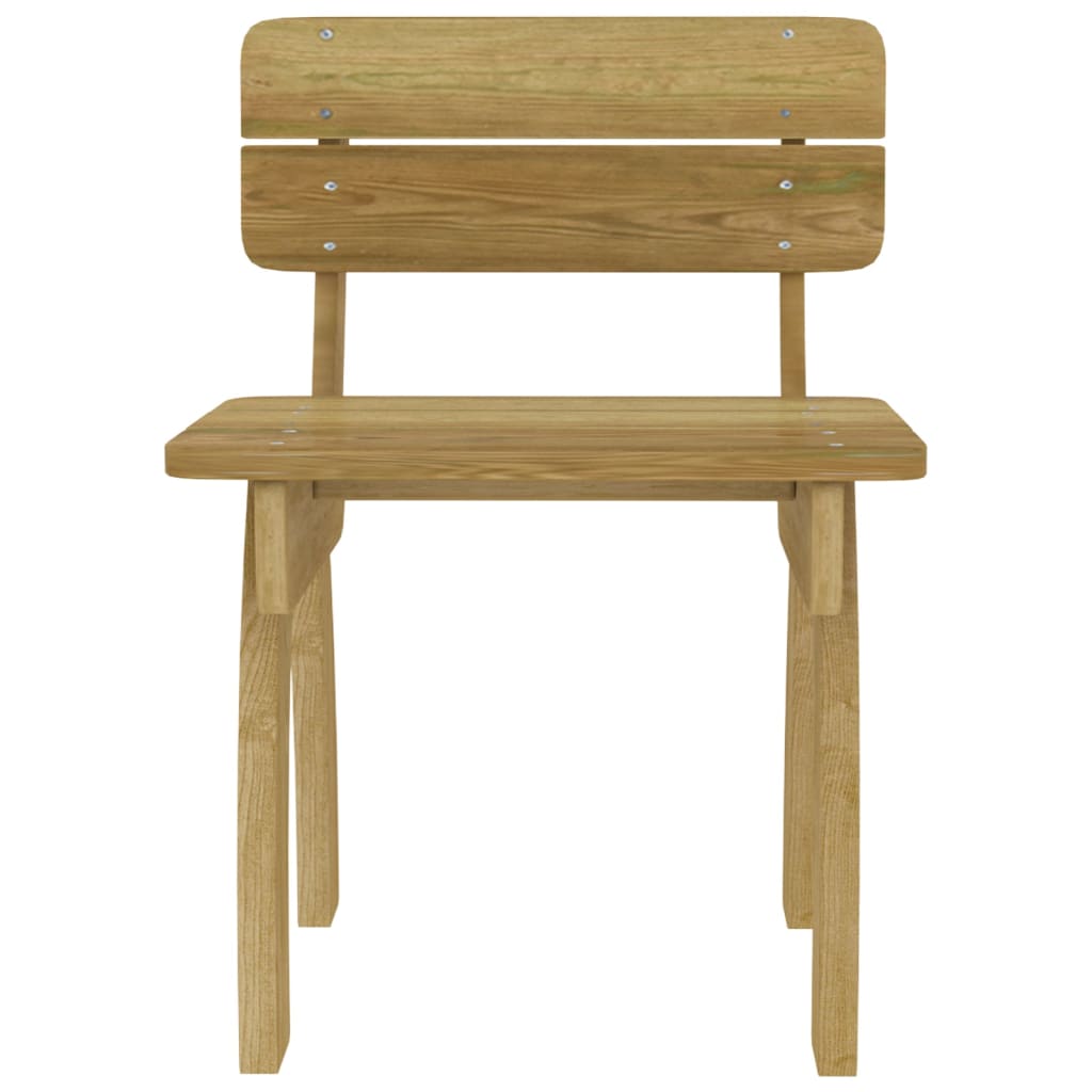 vidaXL Conjunto de jantar p/ jardim 5 pcs madeira de pinho impregnada