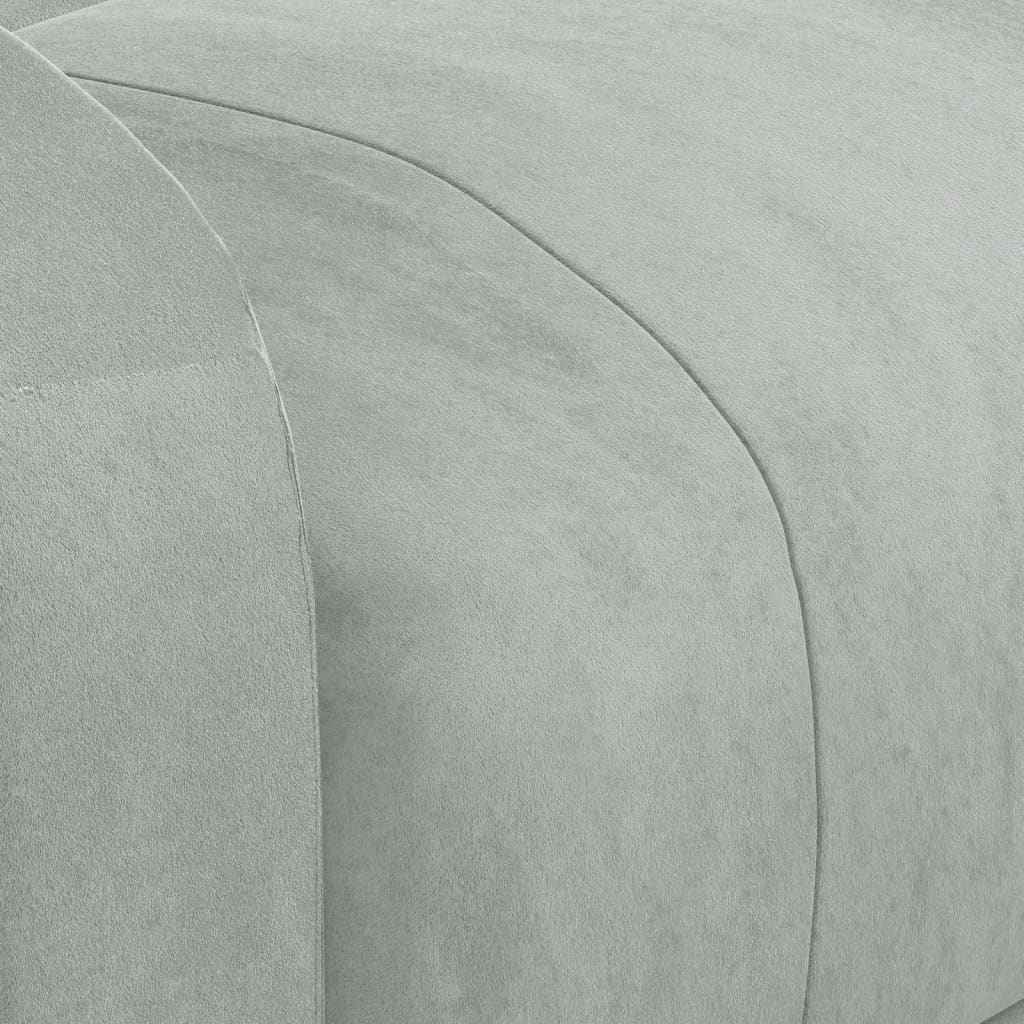 vidaXL Poltrona reclinável elétrica veludo cinzento-claro