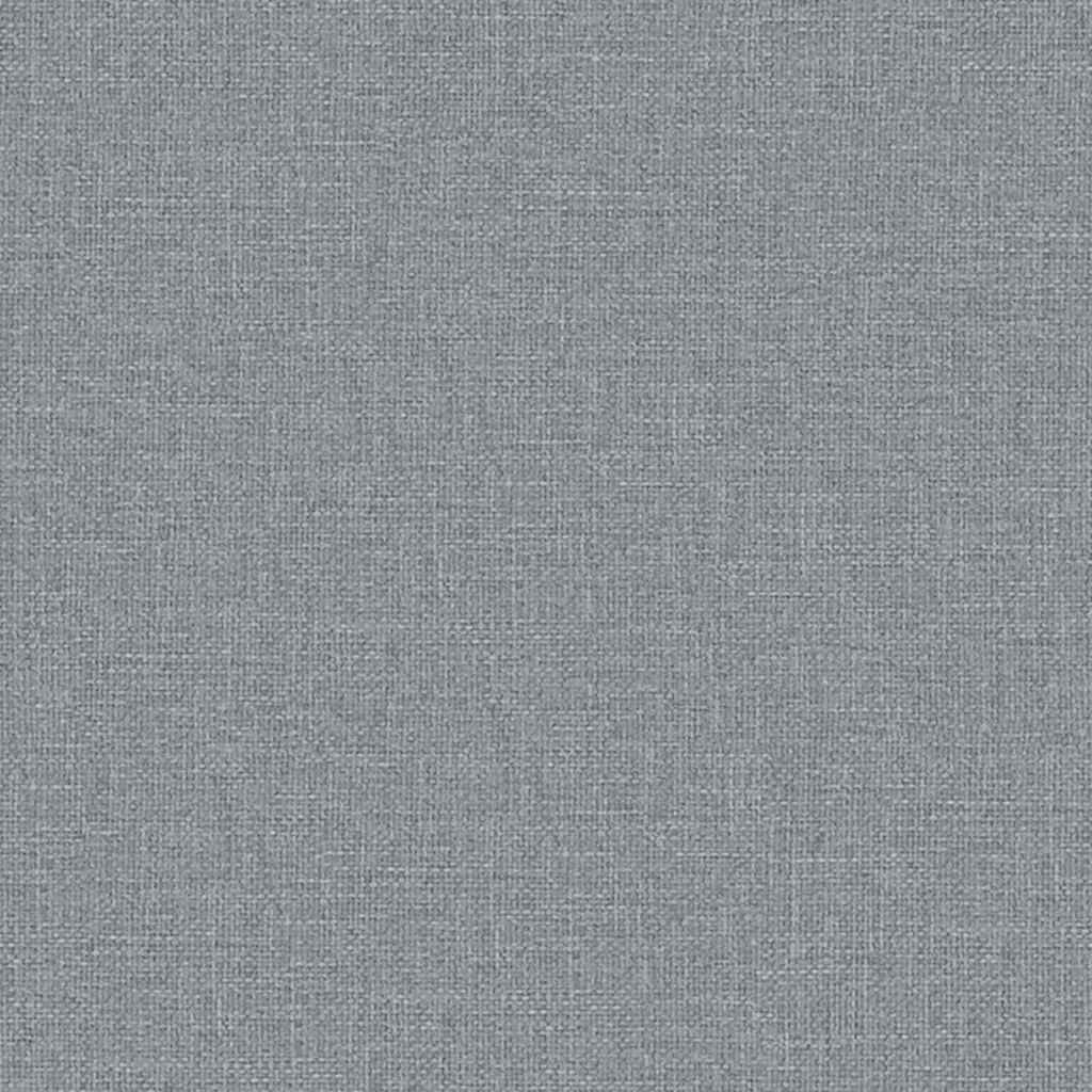 vidaXL Poltrona de massagens elétrica tecido cinzento-claro