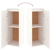 vidaXL Móveis de TV 2 pcs madeira de pinho maciça