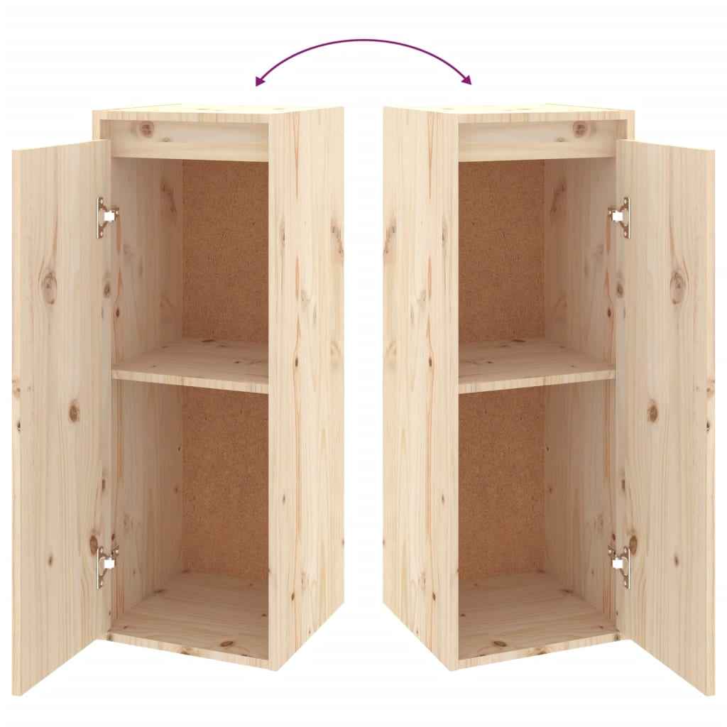 vidaXL Móveis de TV 6 pcs madeira de pinho maciça branco