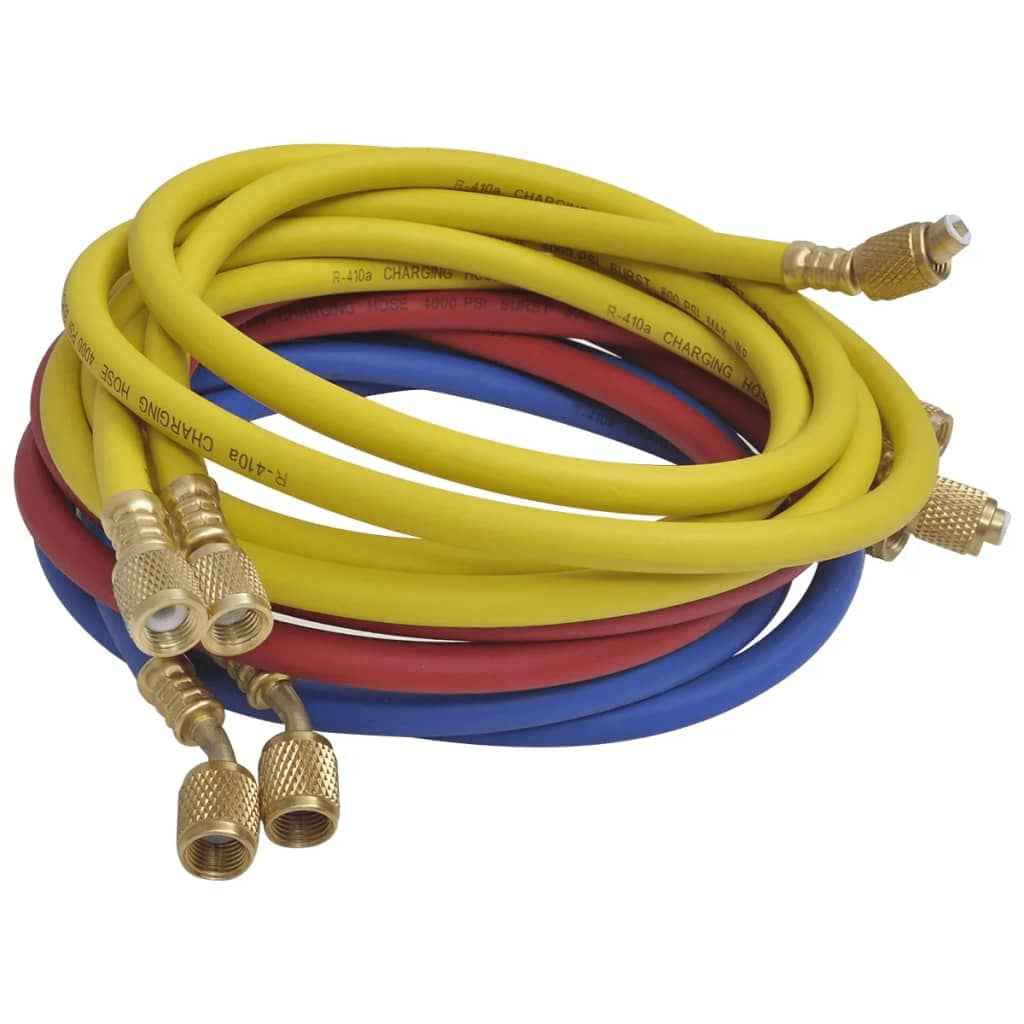 vidaXL Bomba vácuo c/ conjunto manómetros de 4 vias p/ ar-condicionado