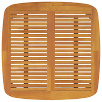 vidaXL Mesa de jardim 110x110x75 cm madeira de acácia maciça