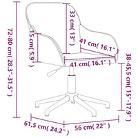 vidaXL Cadeiras de jantar giratórias 2 pcs veludo azul
