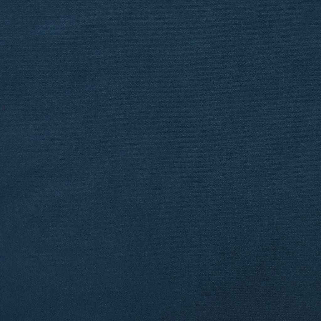 vidaXL Cadeiras de jantar giratórias 2 pcs veludo azul