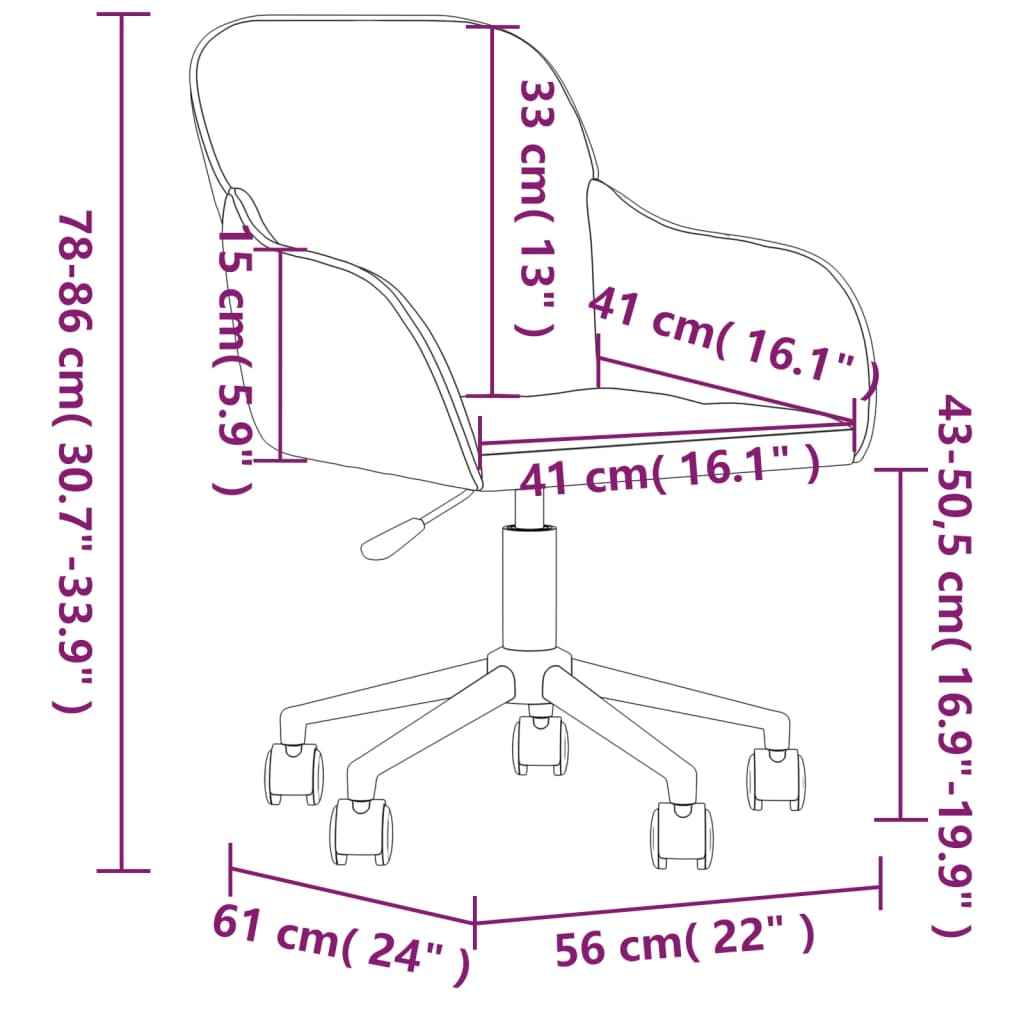 vidaXL Cadeiras de jantar giratórias 2 pcs veludo azul