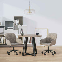 vidaXL Cadeiras de jantar giratórias 2 pcs veludo azul