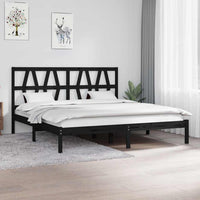 vidaXL Estrutura de cama pequena casal 120x190 cm pinho maciço