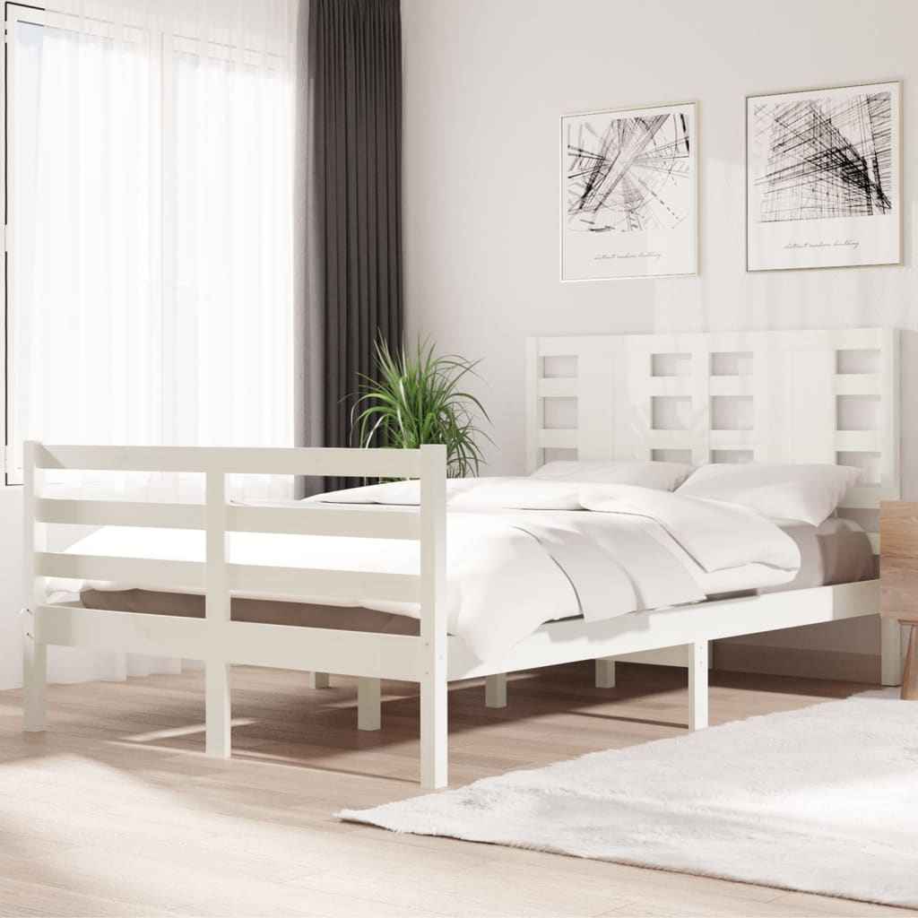 vidaXL Cama sem colchão 90x190 cm madeira de pinho maciça