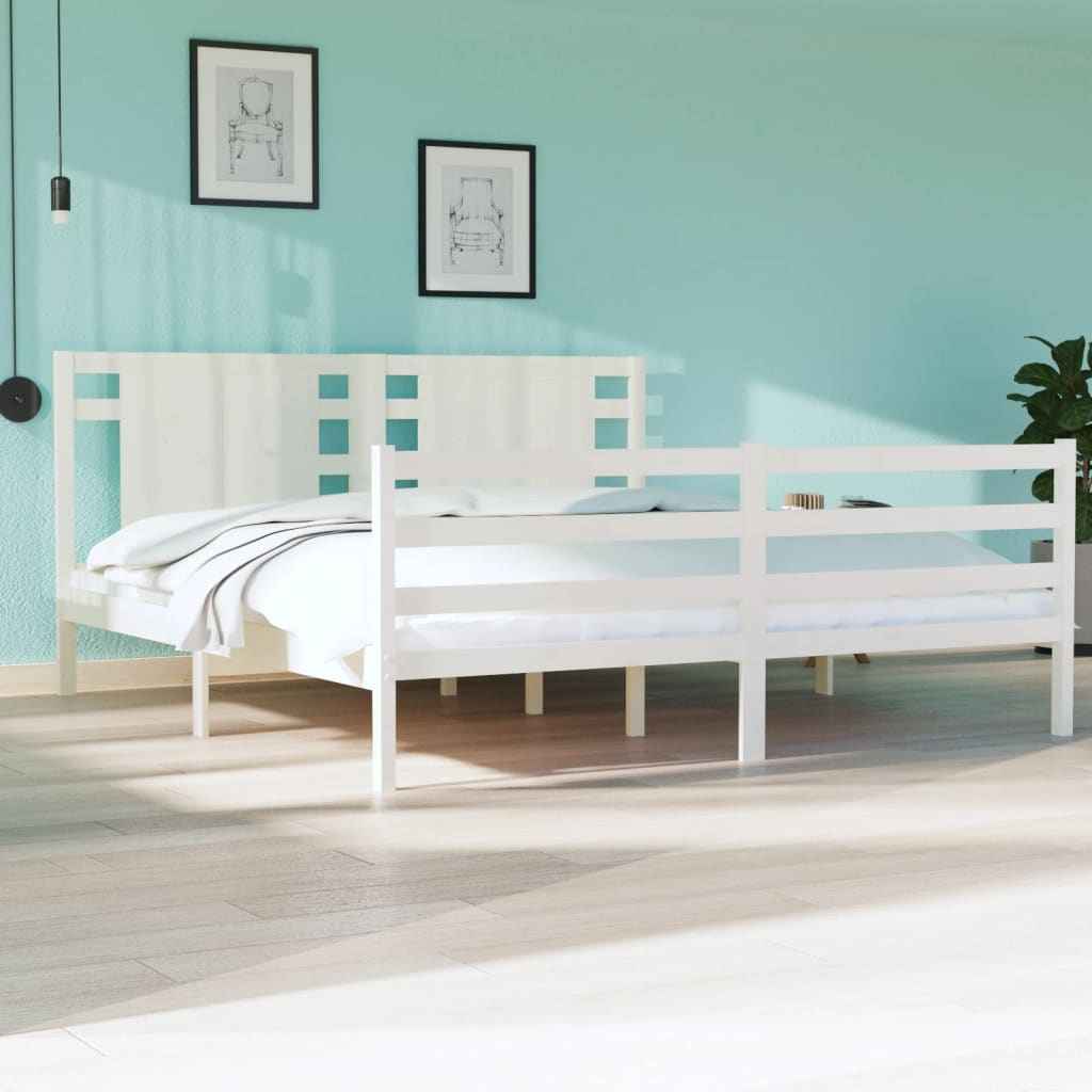 vidaXL Cama sem colchão 90x190 cm madeira de pinho maciça