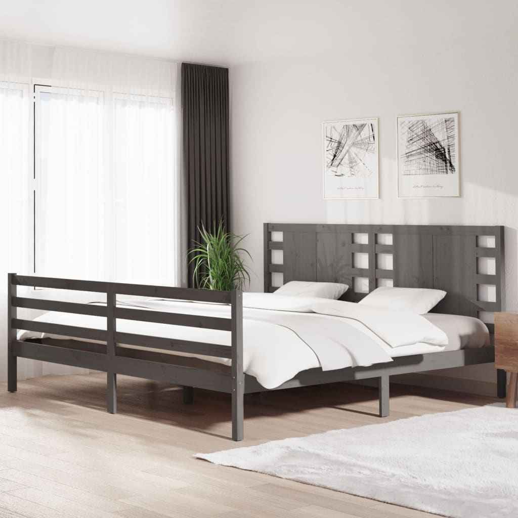 vidaXL Cama sem colchão 90x190 cm madeira de pinho maciça