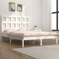 vidaXL Cama sem colchão 135x190 cm madeira de pinho maciça