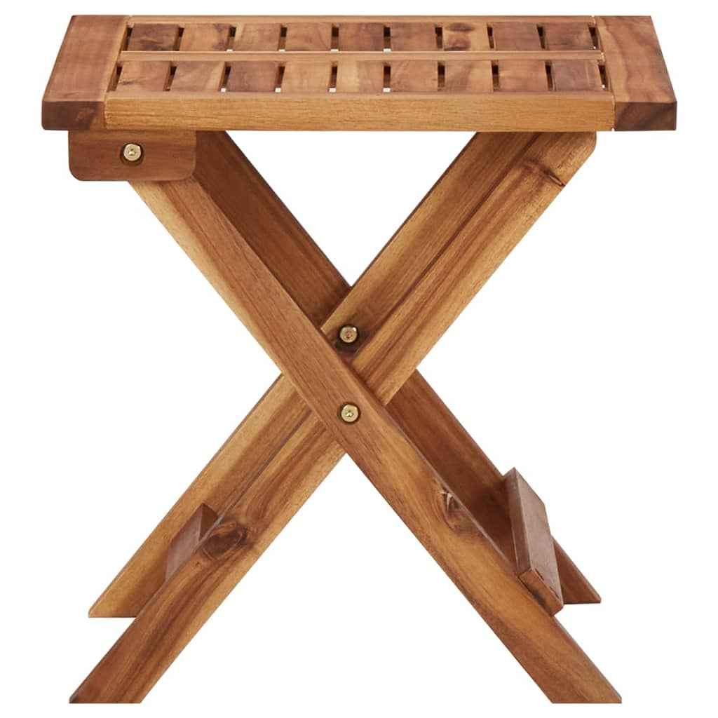 vidaXL 2 pcs conjunto espreguiçadeiras c/ mesa de centro acácia maciça