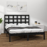vidaXL Estrutura cama pequena solteiro 75x190 cm madeira maciça branco