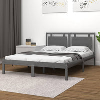 vidaXL Estrutura cama pequena solteiro 75x190 cm madeira maciça preto