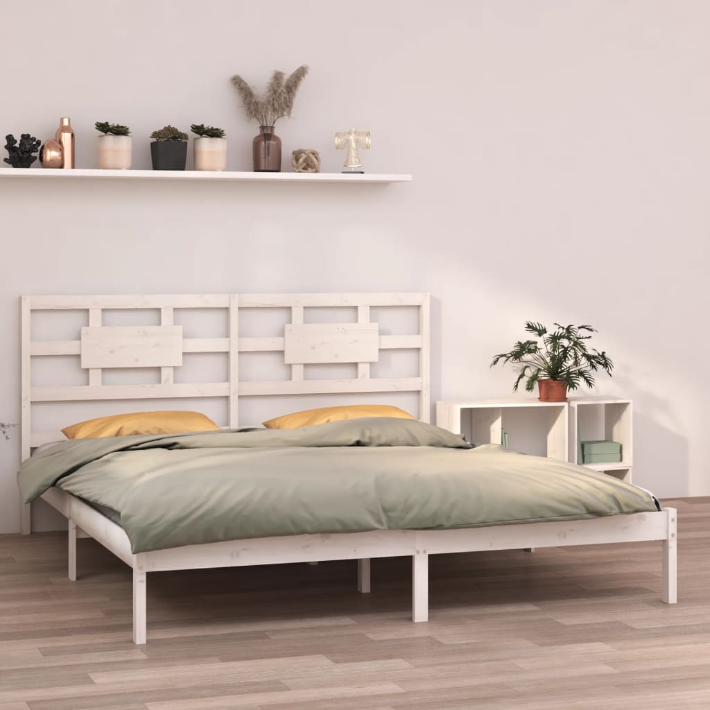 vidaXL Estrutura cama pequena solteiro 75x190 cm madeira maciça preto