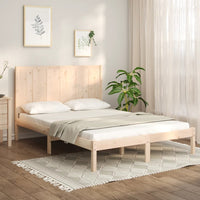 vidaXL Cama sem colchão 120x190 cm madeira de pinho maciça