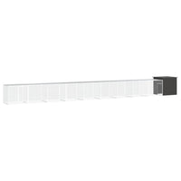vidaXL Galinheiro 200x91x100 cm aço galvanizado antracite