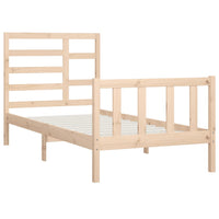 vidaXL Estrutura de cama super king 180x200 cm madeira maciça preto