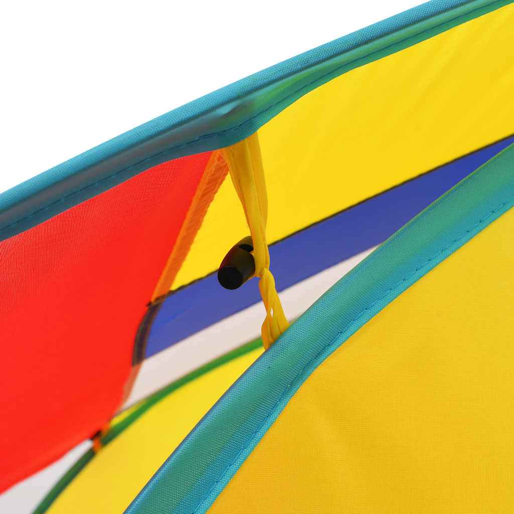 vidaXL Tenda de brincar com 550 bolas 123x120x126 cm