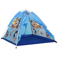 vidaXL Tenda de brincar infantil com 250 bolas 120x120x90 cm azul