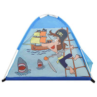 vidaXL Tenda de brincar infantil com 250 bolas 120x120x90 cm azul