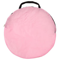 vidaXL Tenda de brincar infantil com 250 bolas 100x100x127 cm rosa