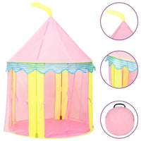 vidaXL Tenda de brincar infantil com 250 bolas 100x100x127 cm rosa