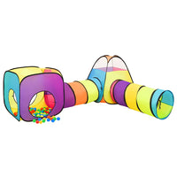 vidaXL Tenda de brincar infantil com 250 bolas 190x264x90 cm multicor