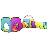 vidaXL Tenda de brincar infantil com 250 bolas 190x264x90 cm multicor