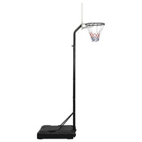 vidaXL Tabela de basquetebol 282-352 cm polietileno branco