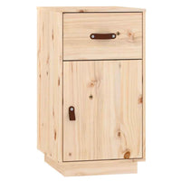 vidaXL Conjunto de toucador com luzes LED pinho maciço branco