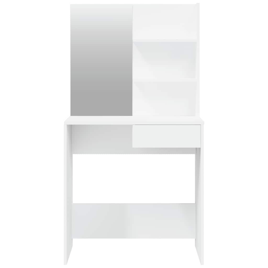vidaXL Conjunto toucador 74,5x40x141 cm branco