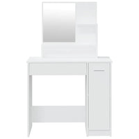 vidaXL Conjunto toucador 86,5x35x136 cm branco
