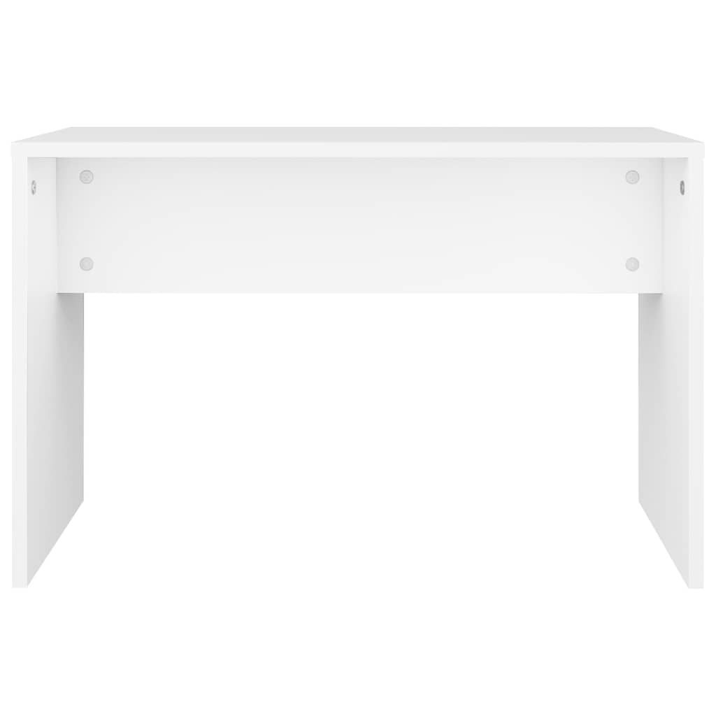 vidaXL Conjunto toucador 86,5x35x136 cm branco