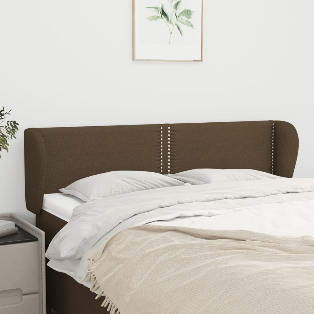 vidaXL Cabeceira de cama c/ abas tecido 83x23x78/88 cm cinzento-claro